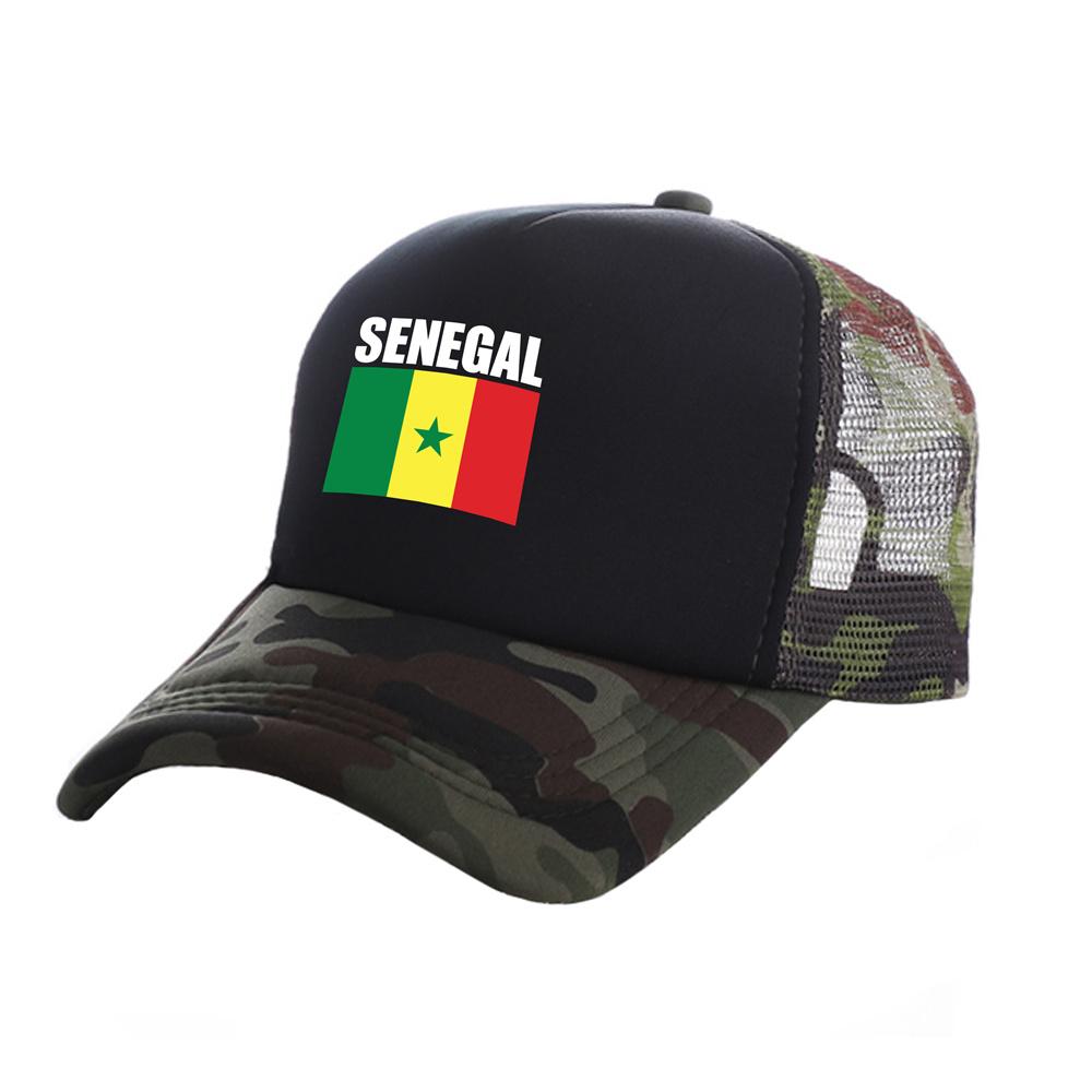Сенегал кепки дальнобойщика унисекс Сенегальская шляпа бейсболка крутые летние унисекс сетчатые кепки
