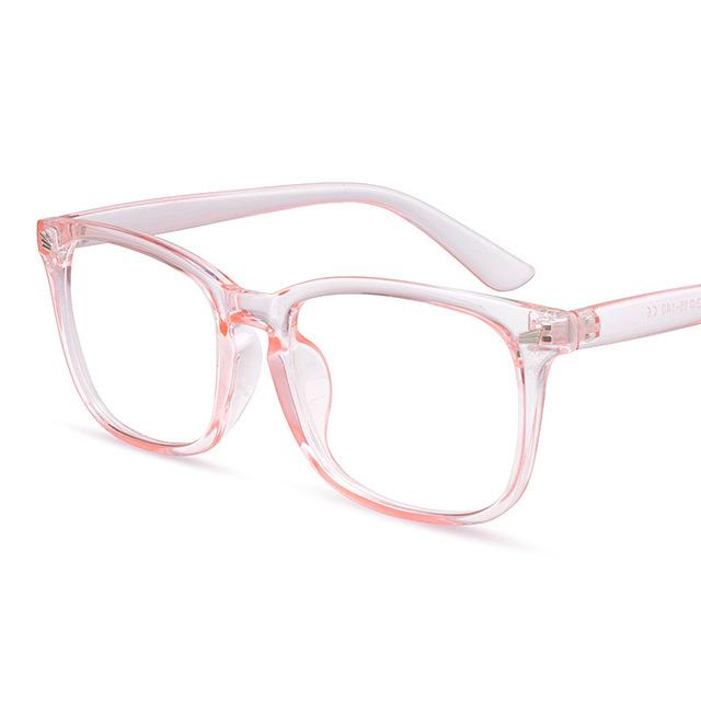 Transparent Computer Glasses Frame Women Men Anti Blue Light Square Eyewear Blocking Glasses Optical Spectacle Eyeglass