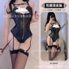 Сексуальное нижнее белье Cos спинка темный ретро ветер бархат лакированная кожа разрез сбоку платье чонсам персонаж униформа женщина