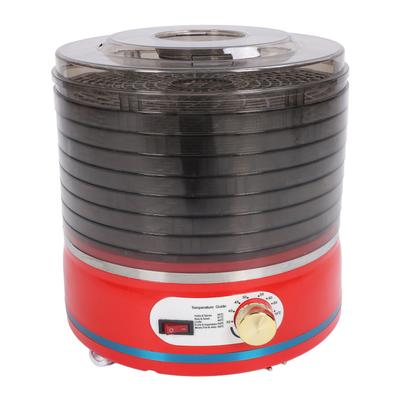 Машина для сушки пищевых продуктов, 8 лотков, красная электрическая сушилка для фруктов, трав, мяса, овощей