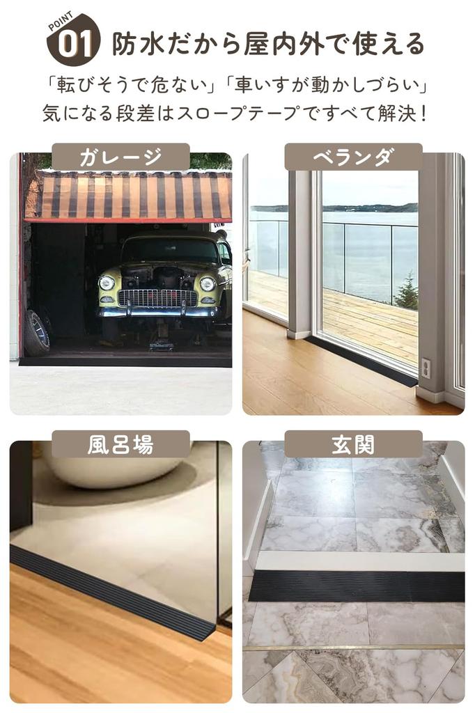 Легкий пологий пандус устраняет порог, включает 100 см порог для инвалидной коляски для долговечной нагрузки 800 кг ПВХ 5 см шириной x 1 см высотой x 100 см монтажная пластина,