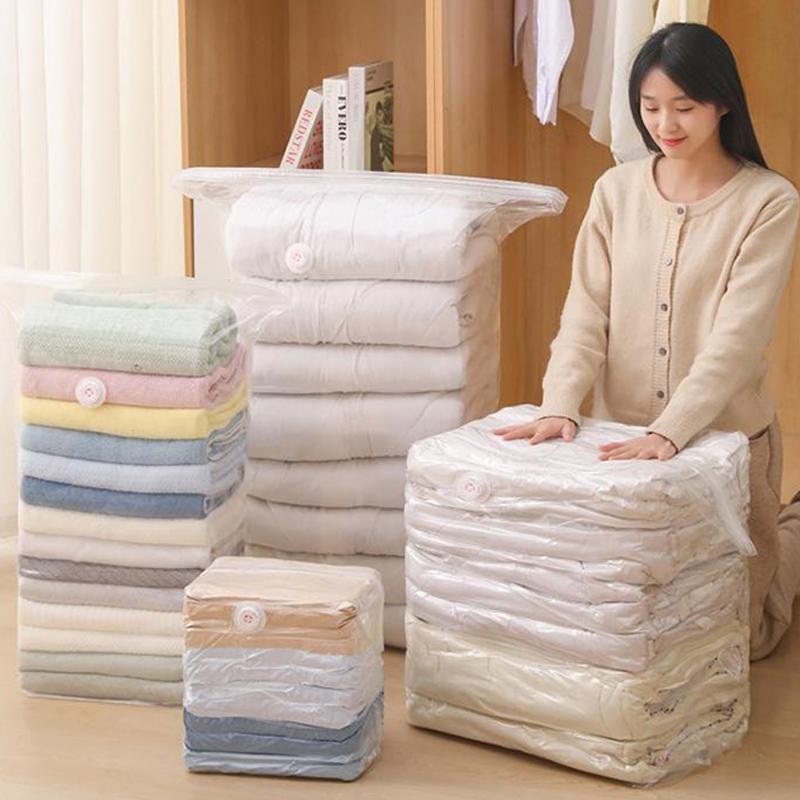 Утолщенный безвакуумный трехмерный вакуумный компрессионный мешок для хранения, специальная сумка для домашнего хранения одежды