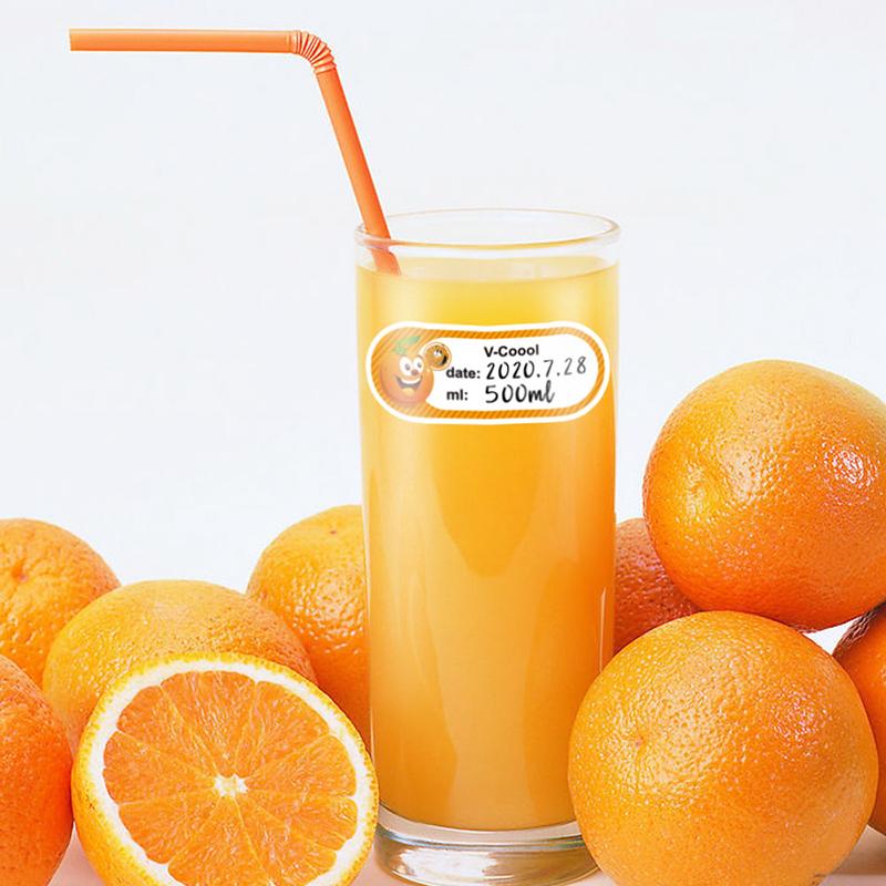 250 красочных наклеек с дизайном фруктов для организации кухни и маркировки продуктов