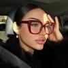 Литературная Классика Мода Женские Однотонные Декоративные Очки Классический Дизайн Удобное Ношение для Профессионалов на Рабочем Месте