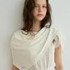 [Gift packaging] Tencel soft long triangle scarf, Mio_2 colors