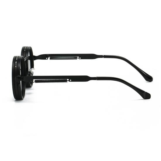 Регулируемые поляризационные унисекс солнцезащитные очки с линзами с ND-фильтром, защита глаз, фотохромная круглая оправа, солнцезащитные очки для вождения на открытом воздухе