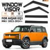 For AIQAR EQ3 2024 2024 Accessories Side Window Visors Weather Guard Door Visor Vent Shades Door Visor Vent Shades Bright Strip