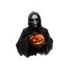 Halloween New Horror Pumpkin Black Skeleton Sticker Bedroom Living Room Background Holiday Decoration Wall Sticker