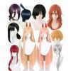 Anime Chainsaw Man Cosplay Synthetic Wigs Reze Angel Devil Quanxi Makima Power Hayakawa Aki Denji Heat Resistant Hair Wigs