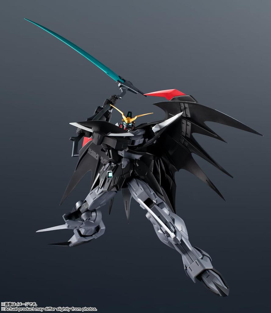 TAMASHII NATIONS GUNDAM UNIVERSE Мобильный костюм Gundam W Бесконечный вальс Gundam Deathcythe Hell GUNDAM DEATHSCYTHE HELL 150 мм окрашенная подвижная фигурка