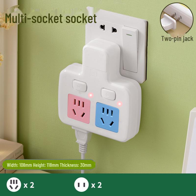 Pure Copper Multi-Function USB Power Strip with Wireless Plug Board