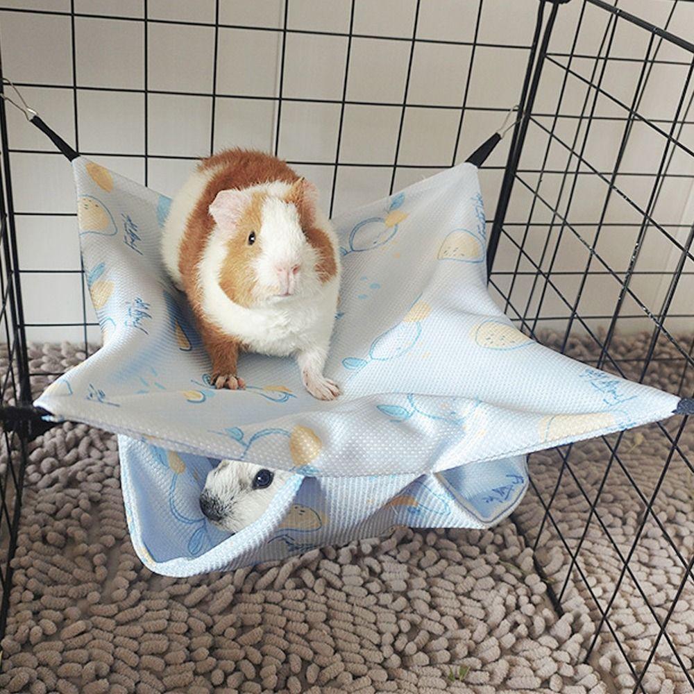 Summer Cooling Hamster Hanging Beds Comfortable Hammock Swing Toys Pet Hammock Pets Supplies