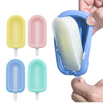 Силиконовая форма для мороженого с крышкой, домашний лоток для мороженого, сделай сам, ледогенератор, форма для десерта, торта, летние принадлежности для вечеринок, кухонные инструменты
