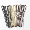 50/100 PCS Waved U-Shaped Hair Pins - Durable Metal Hairpins for Women Elegant Wedding Party Daily Use Pin Accessories for Bun