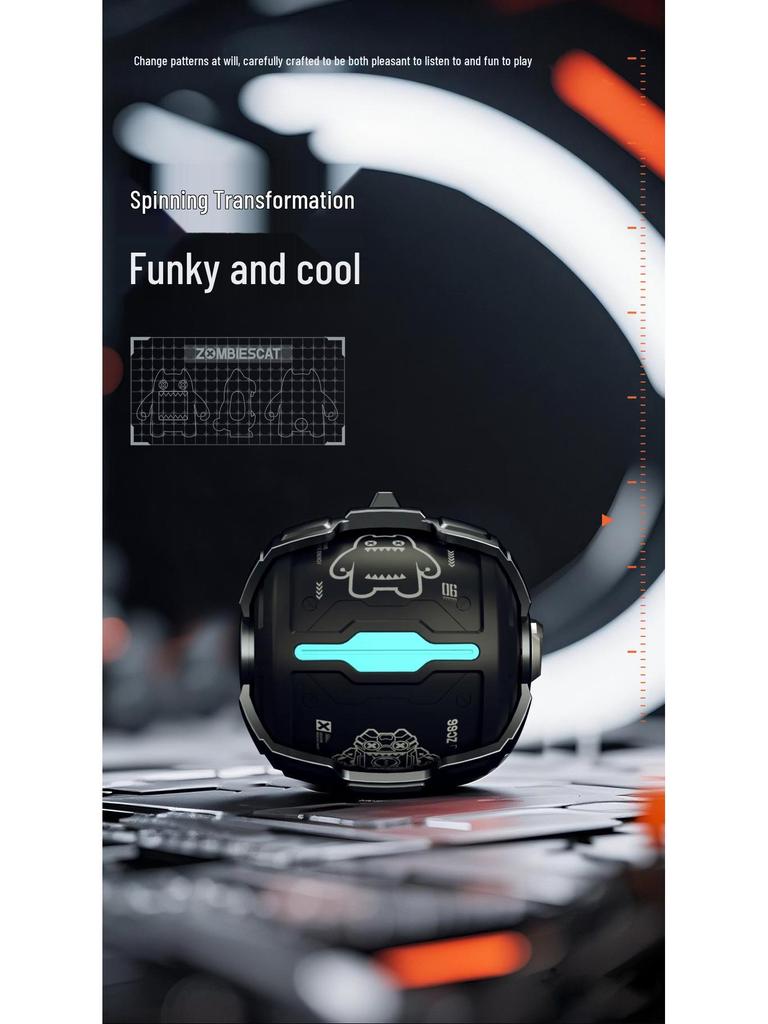 Беспроводные Bluetooth-наушники для сна и игр Devil Cat B12 с AI-переводом (Модель 2025 г.)