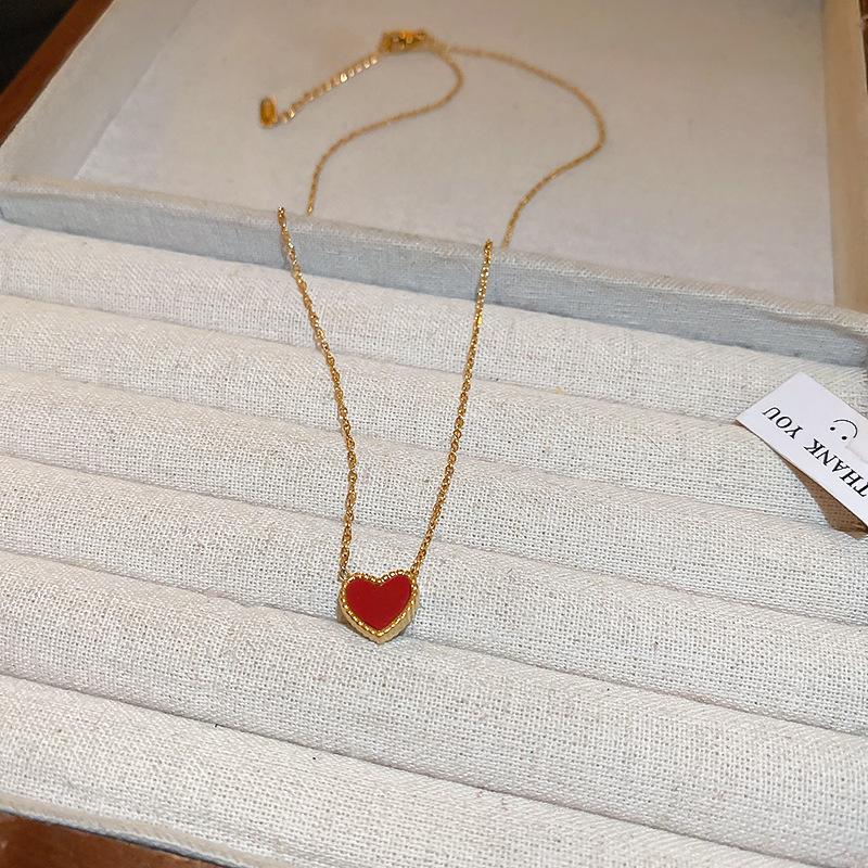 Золотое колье-боб из слитков - Нержавеющая сталь, Нишевый дизайн, Простая цепочка для ключиц, Универсальная модная бижутерия