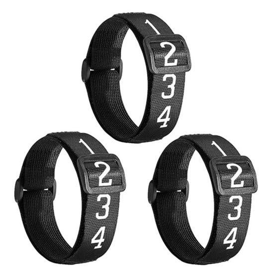 1/3/5 шт. регулируемая гибкая пряжка, эластичная лента, футбольный нумерованный индикатор опускания запястья, маркеры для футбольного двора, экипировка для футбольного рефери