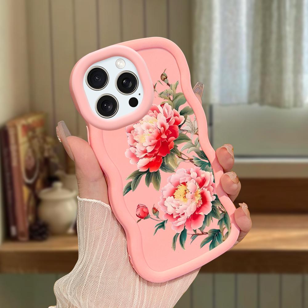 Чехол для телефона Macaron из мягкого силиконового материала с большой волной и кромкой, противоударный защитный резиновый чехол для iPhone Samsung Huawei Honor Xiaomi Redmi OnePlus Moto
