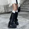 Fashion Soft Leather Ankle Mid Calf Boots Winter Autumn High Platform Wedge British Booties Woman New Ladies Chunky Motorcycle Boots