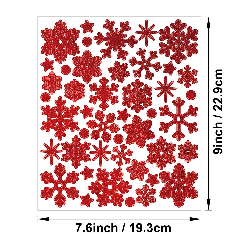 Christmas Snowflake Sticker Sands Glitter Holiday Party Decoration Gift Greeting Card Handbag DIY Winter Snowflake Sticker