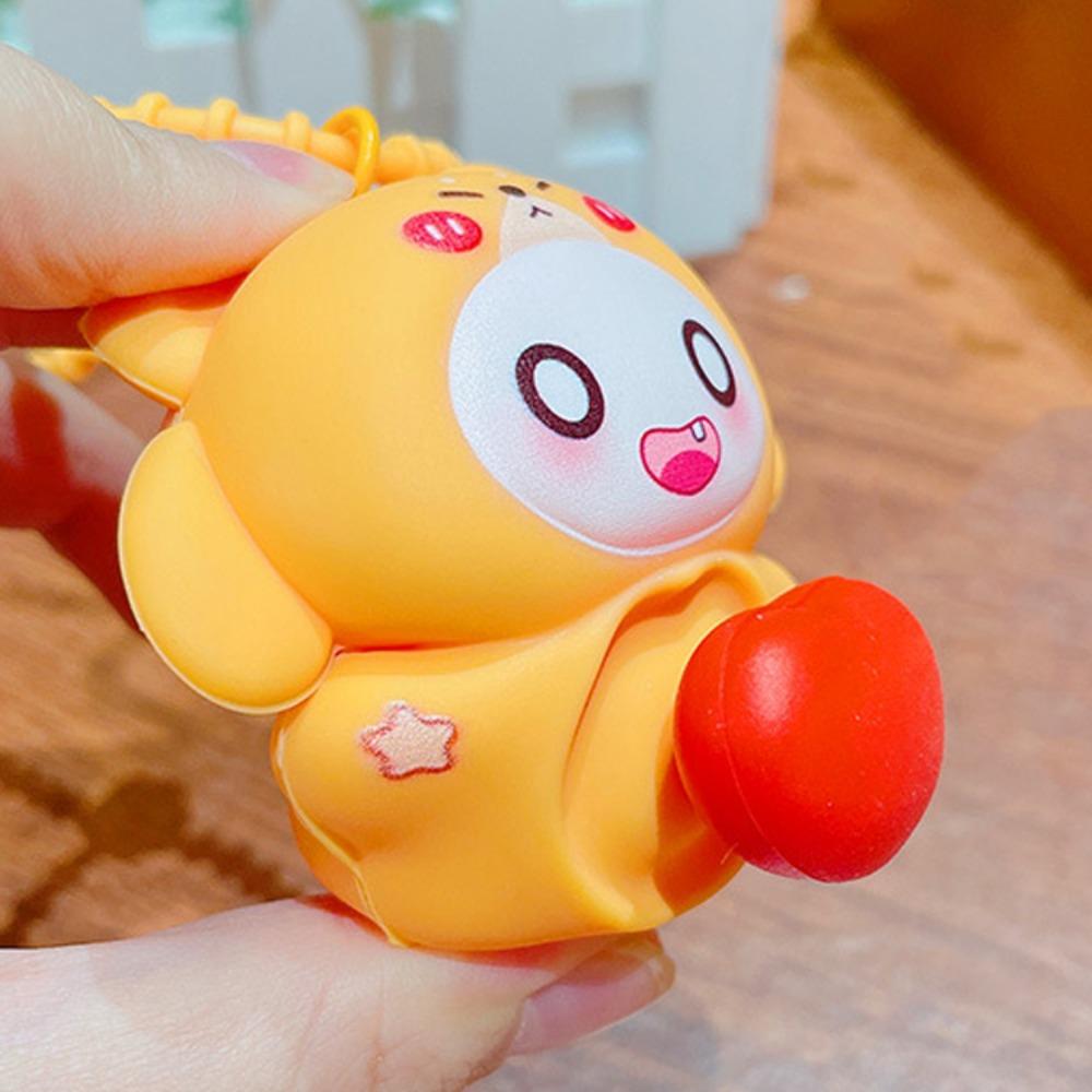 Брелок Любовь Животное Брелок Игрушка-антистресс Силиконовый Подвеска Кавайный Мультяшный Подвеска на сумку Подарок на день рождения