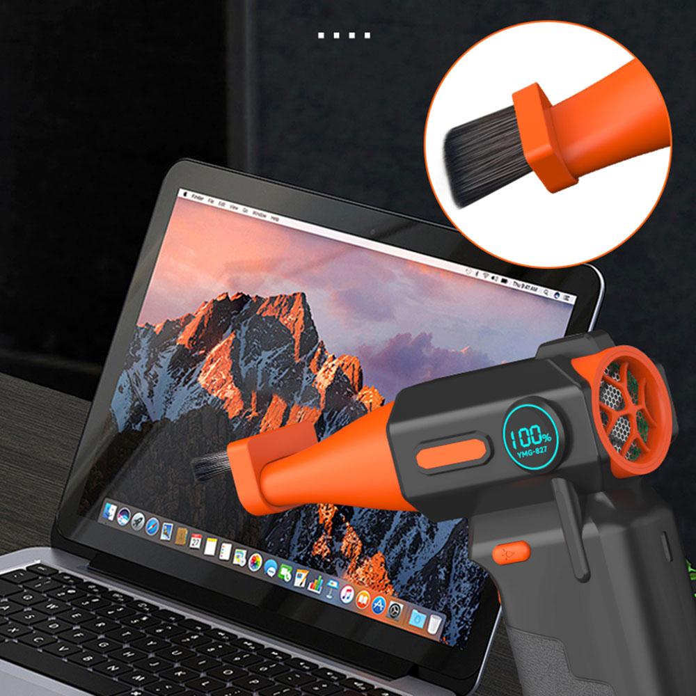 Инструмент для чистки воздуходувкой 150000 об/мин 3 регулируемые скорости Турбореактивный вентилятор Перезаряжаемый ВЫСОКОСКОРОСТНОЙ Электрический пылесос Мощный ручной воздуходув