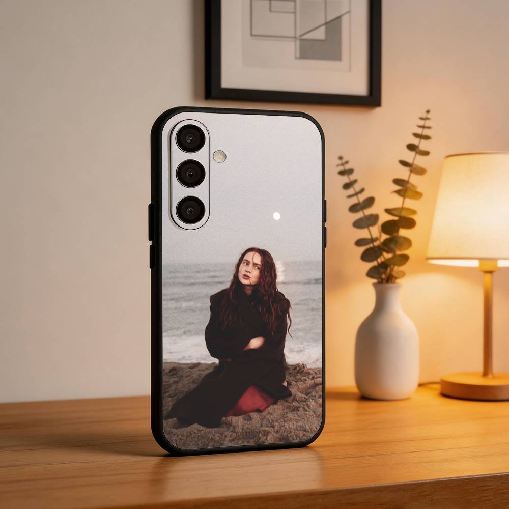 S-Sadie sink Phone Case For Samsung A73,A21s,A22,A31,A32,A52,A53,A71,A80,Soft Black Shell