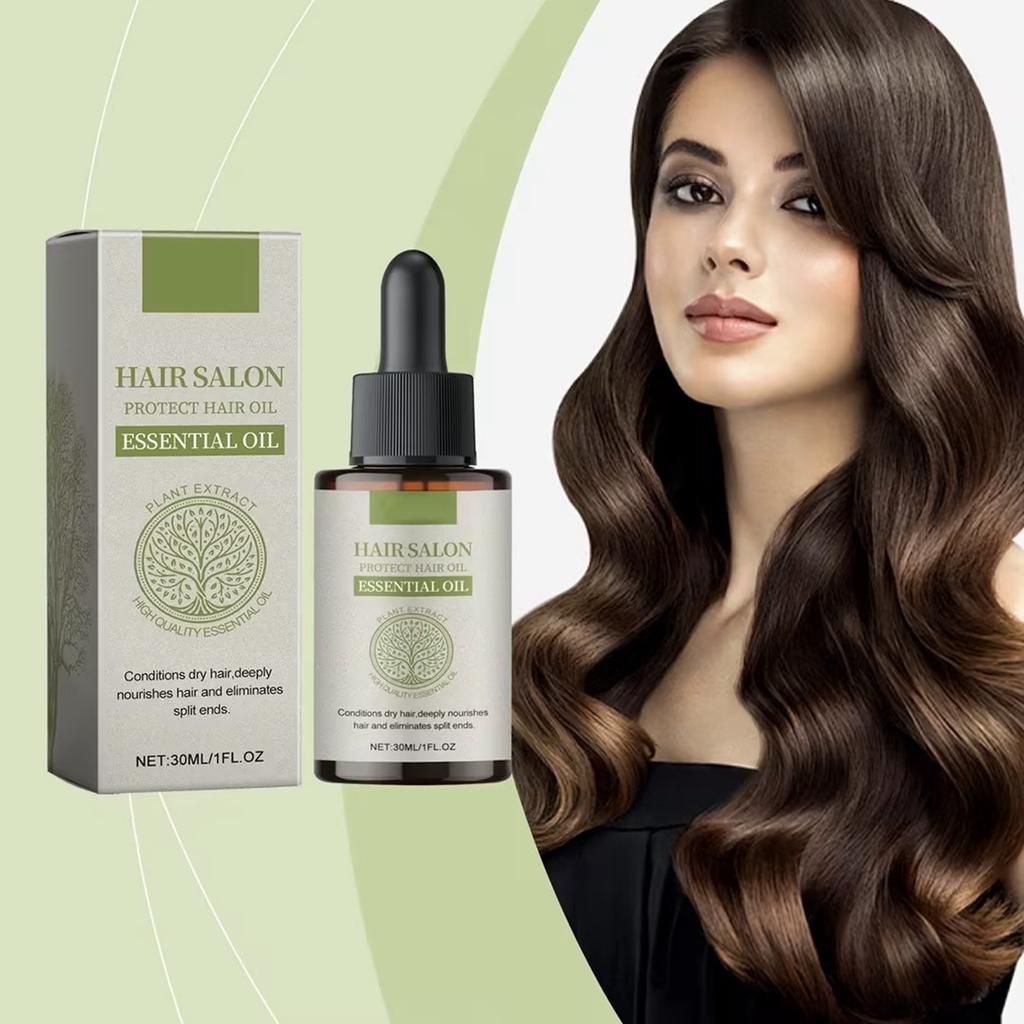 Масло для ухода за волосами Hair Balance для улучшения состояния сухих и поврежденных волос и глубокого питания кончиков волос, 30 мл