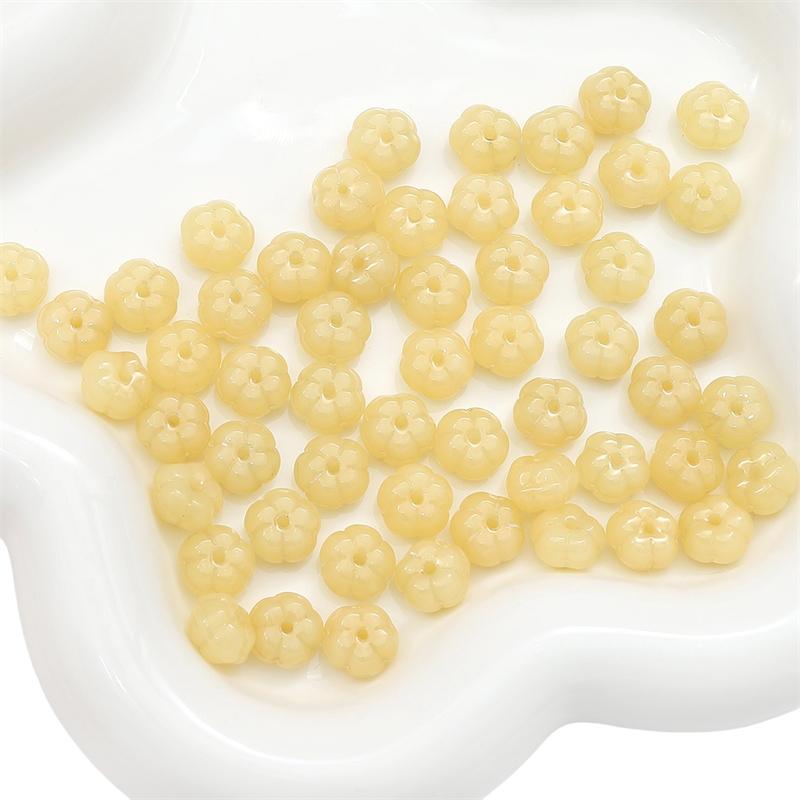 10 шт. хрустальные бусины в виде тыквы и сливы, свободные бусины-разделители для DIY браслета, ожерелья, изготовления ювелирных изделий