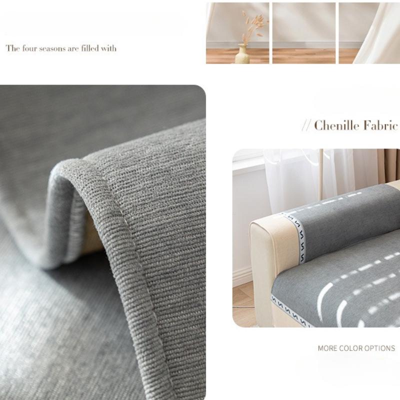 Четырехсезонная универсальная стеганая подушка для дивана, теплая, мягкая, нескользящая, пылезащитная, износостойкая защитная подкладка для дивана