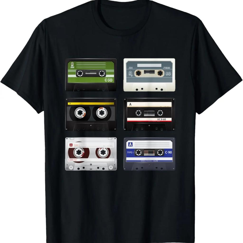 Retro Cassette 80's Costume 90's Costume Tape Gift T-Shirt