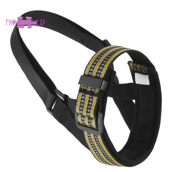 Регулируемый светоотражающий намордник для собаки, удобный, простой в использовании, поводок для прогулок на свежем воздухе в комплекте.