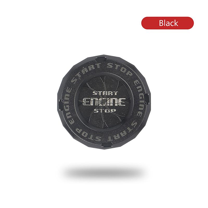 Rotary Push Start Button Cover Auto Spin Engine Start Stop Button Cover Decorative Auto Accessories Push Button Cover