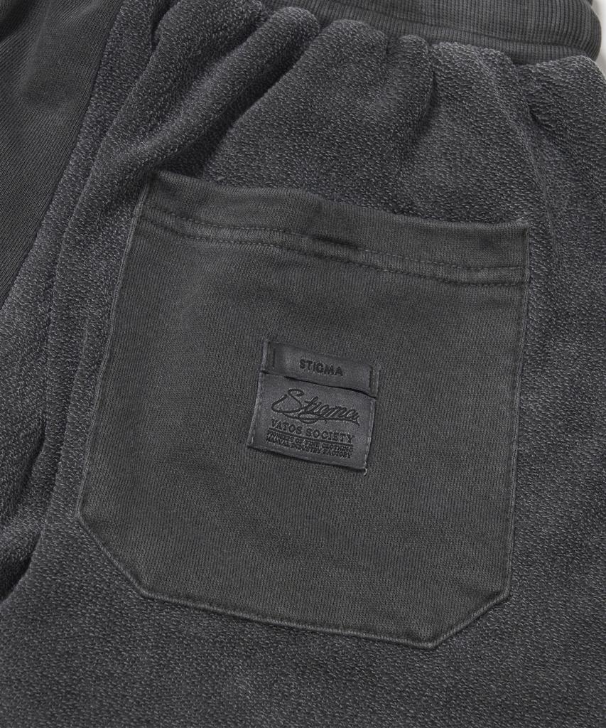STIGMA Docking Insideout Pigment Super Wide Jogger Pants Charcoal