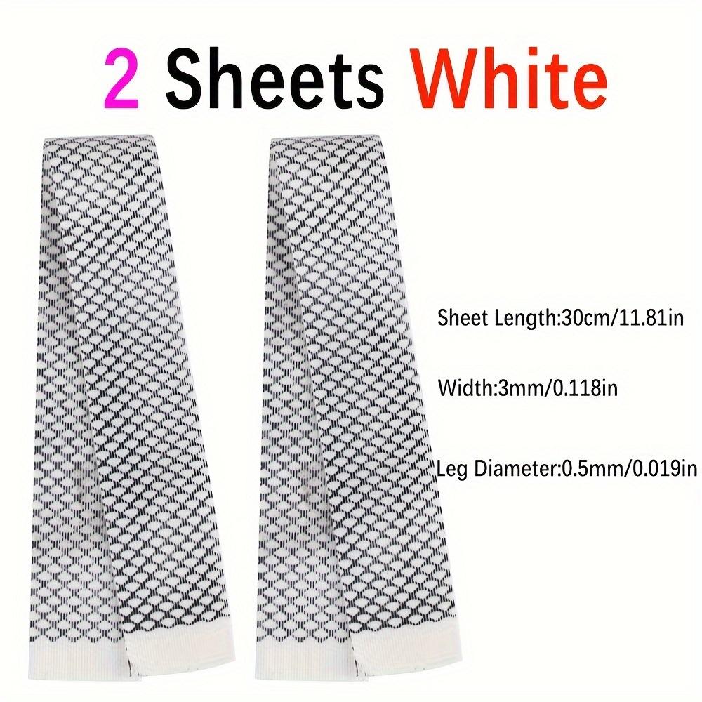 Bimoo 2PCS Silicone Round Grizzly Barred Rubber Legs Fishing Bait Streamer Fly Tying Material Jig Lure Skirt