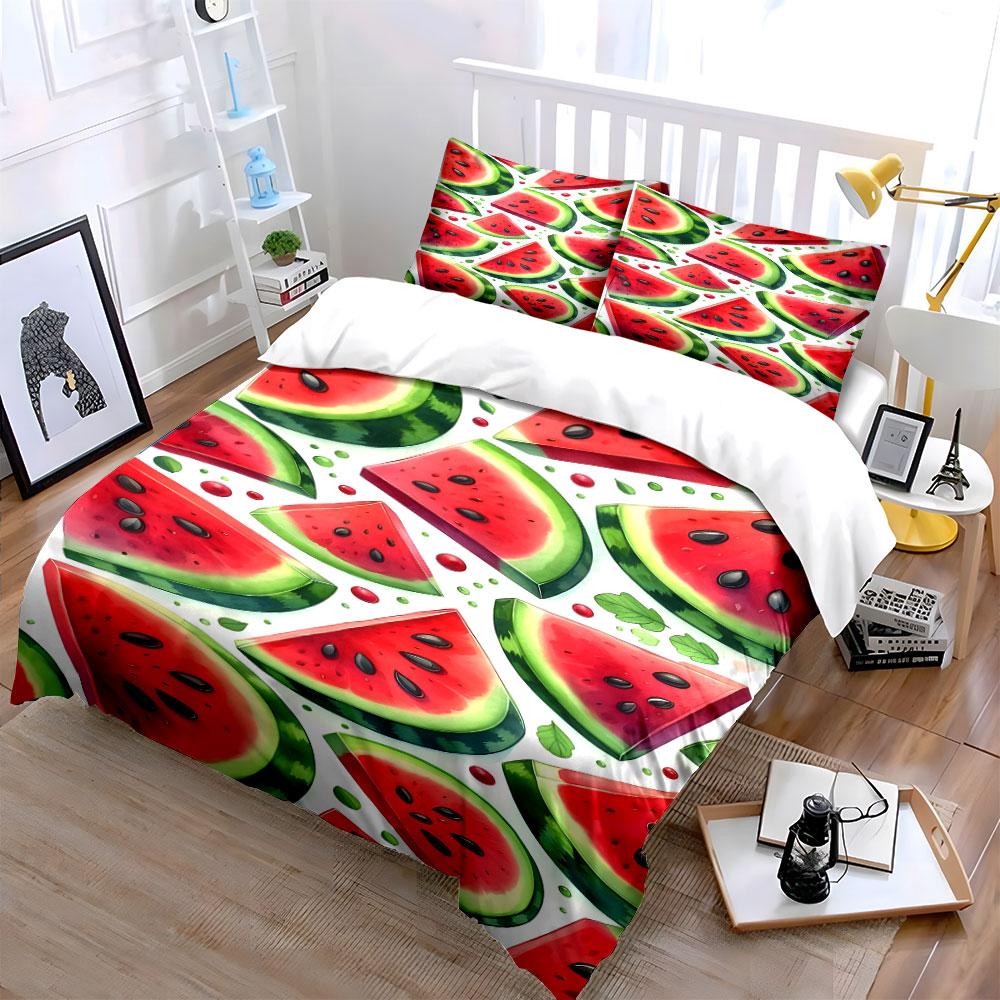 Juicy fruits and blooms! Bedding sets Duvet covers Pillowcases(1* Duvet Cover 2* Pillowcases without duvet insert)