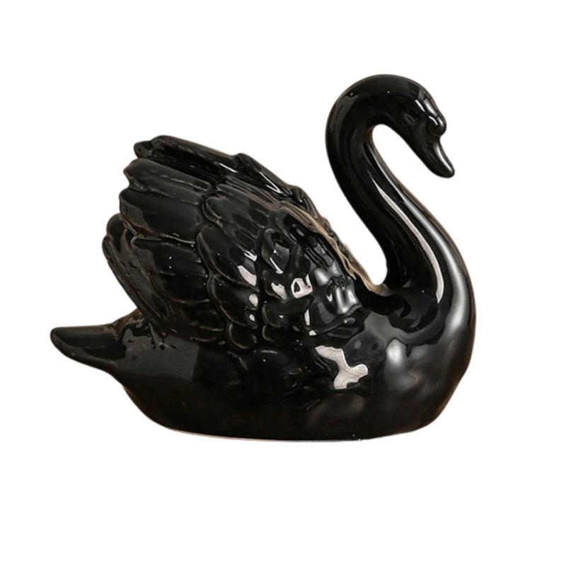 Elegant Ceramic Duck Sculpture Porcelain Statue Art Decoration For Living Room Entryway And Bathroom Ornament Party Gift