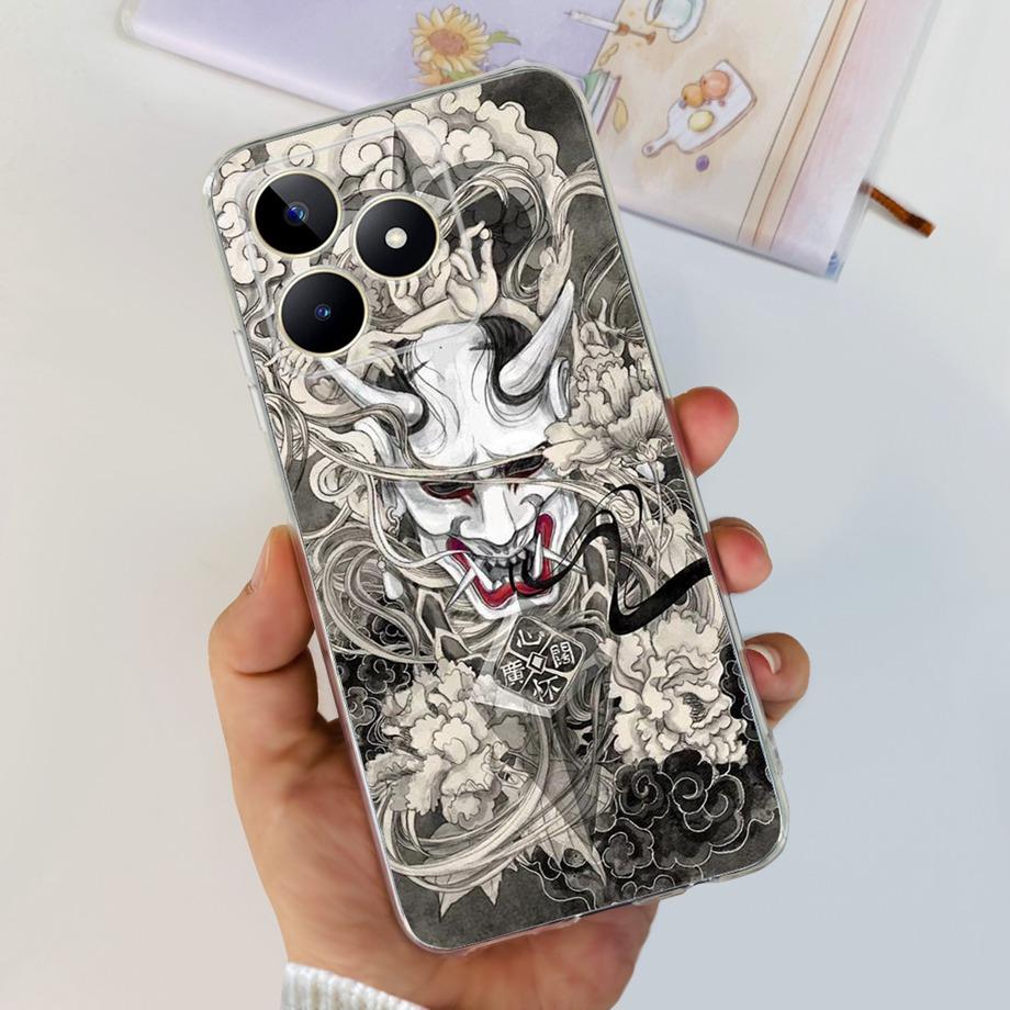 Для Realme C51 RMX3830 / Realme C53 RMX3760 Глобальный Чехол для Телефона Прозрачный Мягкий ТПУ Capas Etui Для RealmeC51 C 51 Корпус