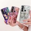 Чехол для Tecno Pop 6 GO BE6j Милый Цветок Бант Расписной Чехол Мягкий ТПУ Чехол для Телефона Для Tecno Pop 6 Pro BE8 Pop6 GO Задняя Крышка Coque