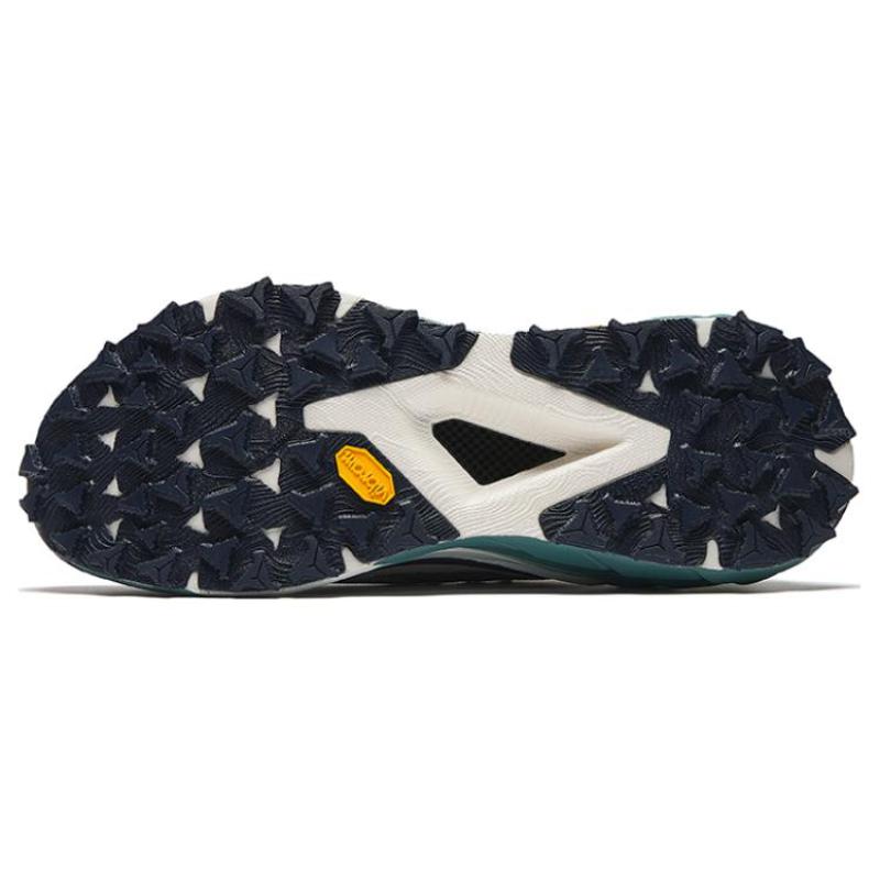 Anta Амортизирующие износостойкие низкие кроссовки для бега мужские серые с желтым 112425533S-2