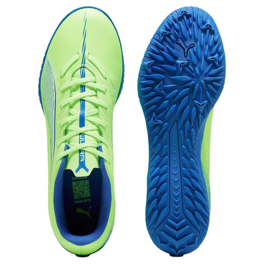 Puma Ultra 5 Play Удобные Прочные Футбольные Бутсы Мужские кроссовки Синий Зеленый 107905-03