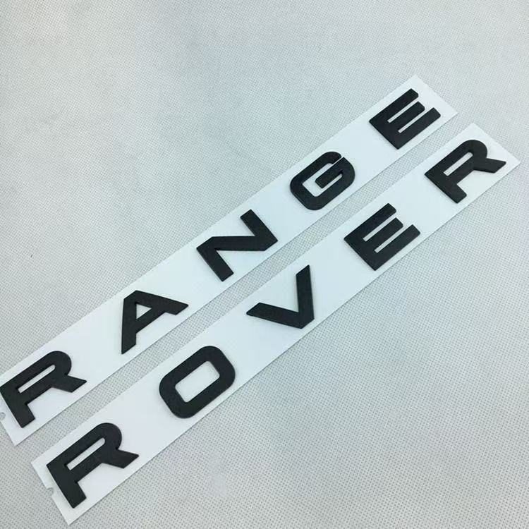 Fit Land Rover Emblem, RANGE ROVER Hood Badge for Evoque, Land Rover Letter Logo Sticker FG4
