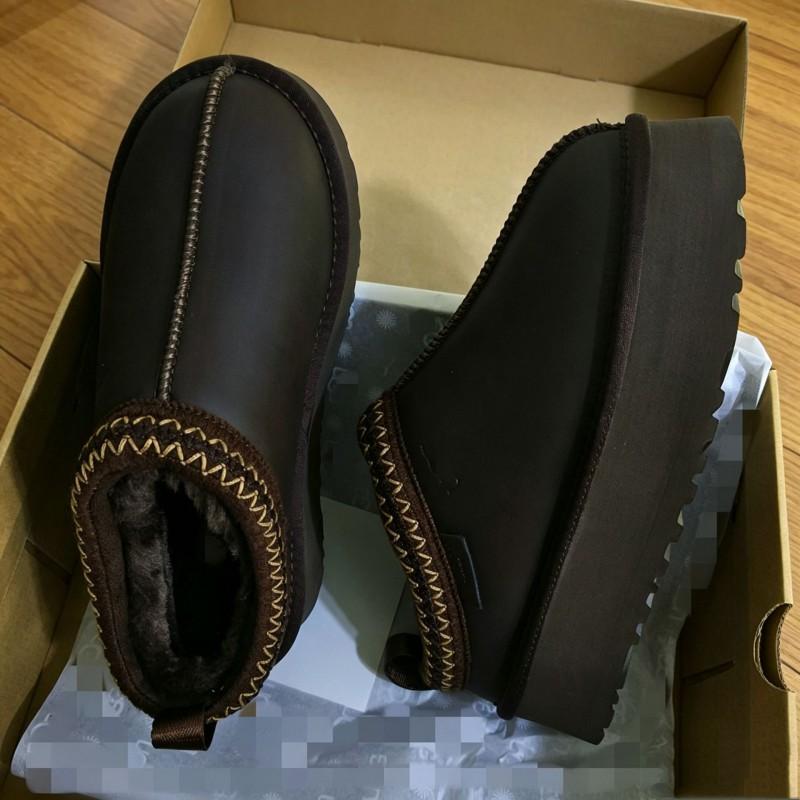Womens Ethnic Style Chunky Sole Snow Boots Low Cut Fur-Lined Warm Waterproof Slip-On Winter Shoes