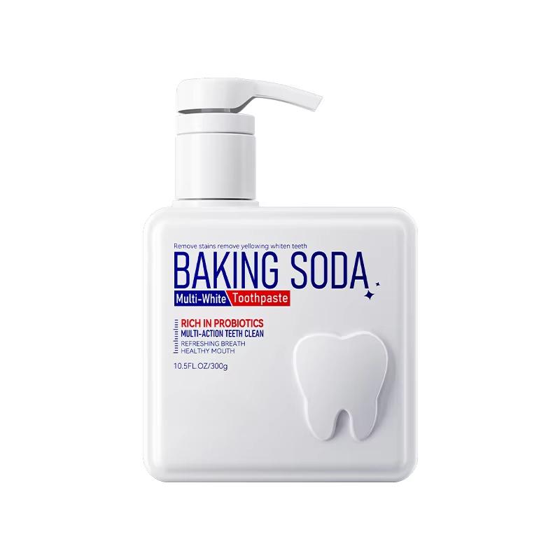 Пробиотическая отбеливающая зубная паста с пищевой содой для удаления желтых пятен на зубах и удаления белых зубов Clean Teeth Fresh Mouth 300 г