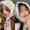 Lace Headscarf French Pastoral Style Headband Breathable Headband Towel  Women