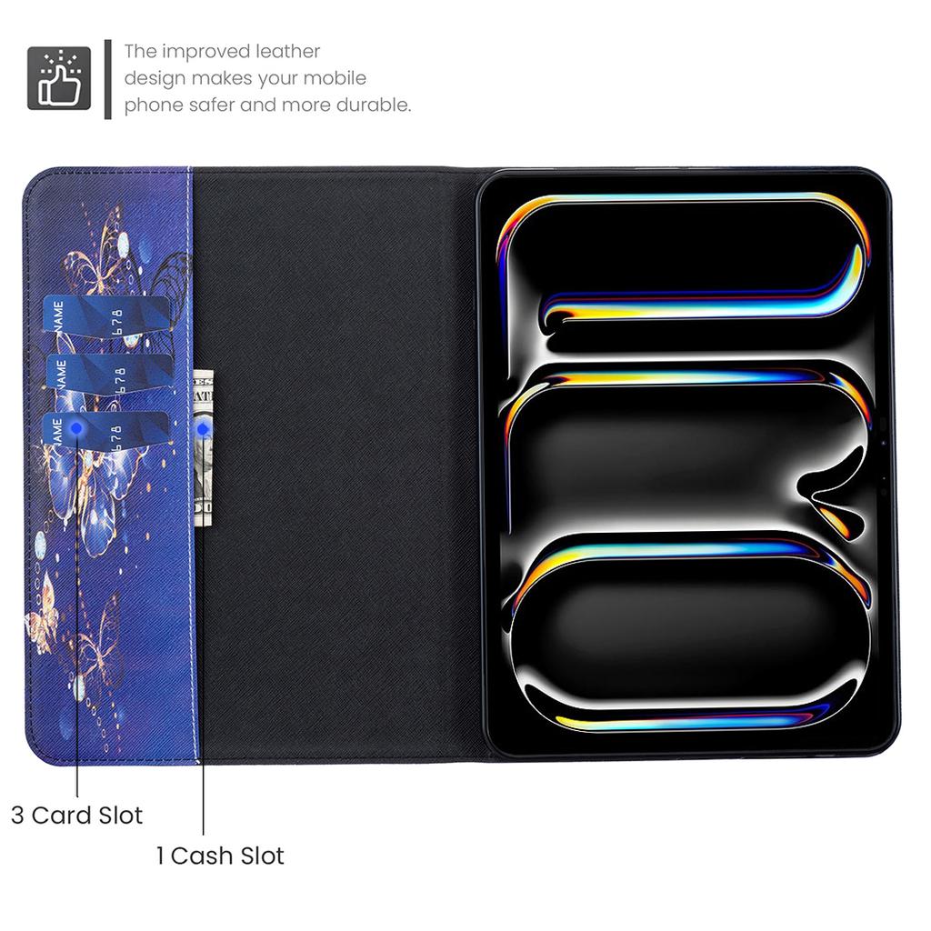 Кожаный чехол для Xiaomi RedMi Pad SE 11" 10,61" Чехол-подставка Xiaomi Pad 5 6 7 Pro 12,1 11 дюймов Чехол для планшета из искусственной кожи Redmi Pad Pro