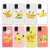 PK19 Маленький милый Пикачу Прозрачный чехол для Samsung A04 A14 A23 M33 M53 Realme 10 9 C35 C55 VIVO Y02 Y12 Infinix Hot 30 Note 11 Tecno Spark 8P Pro