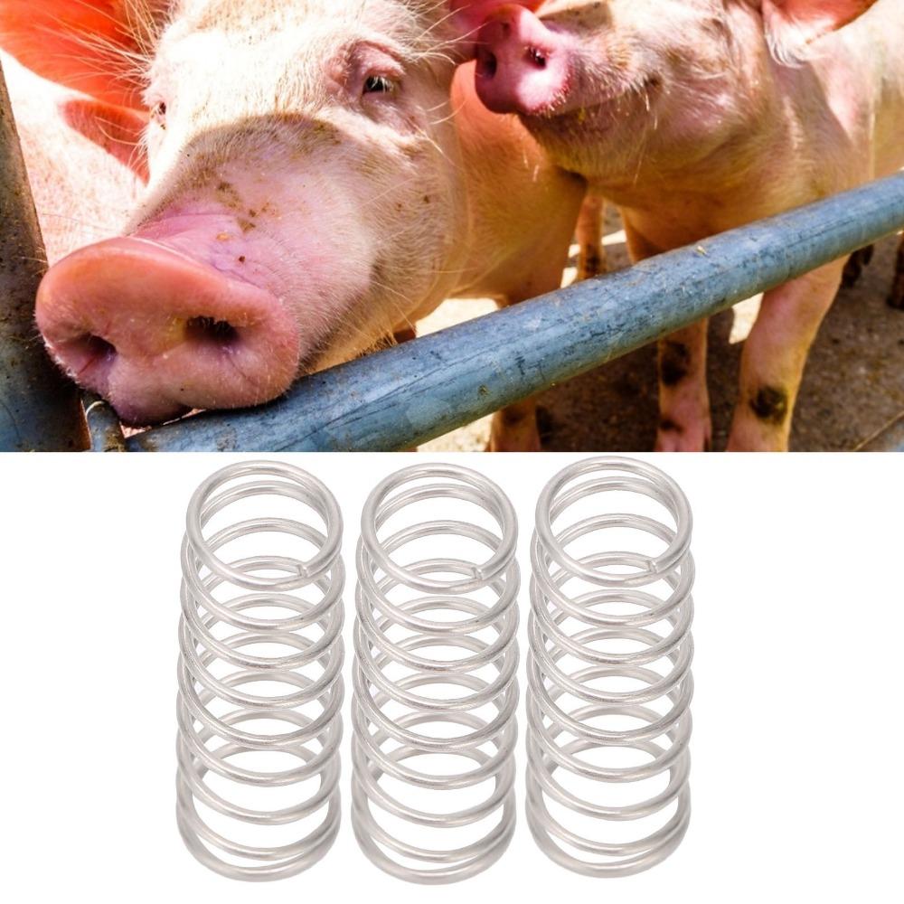 100Pcs Sturdy Pig Nipple Drinker Accessories Stainless Steel Drinker Parts Poultry Animal Feeding