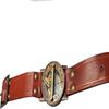 Comfort Marine Wearable Antique Sundial Compass Brass and Leather Wrist Compass