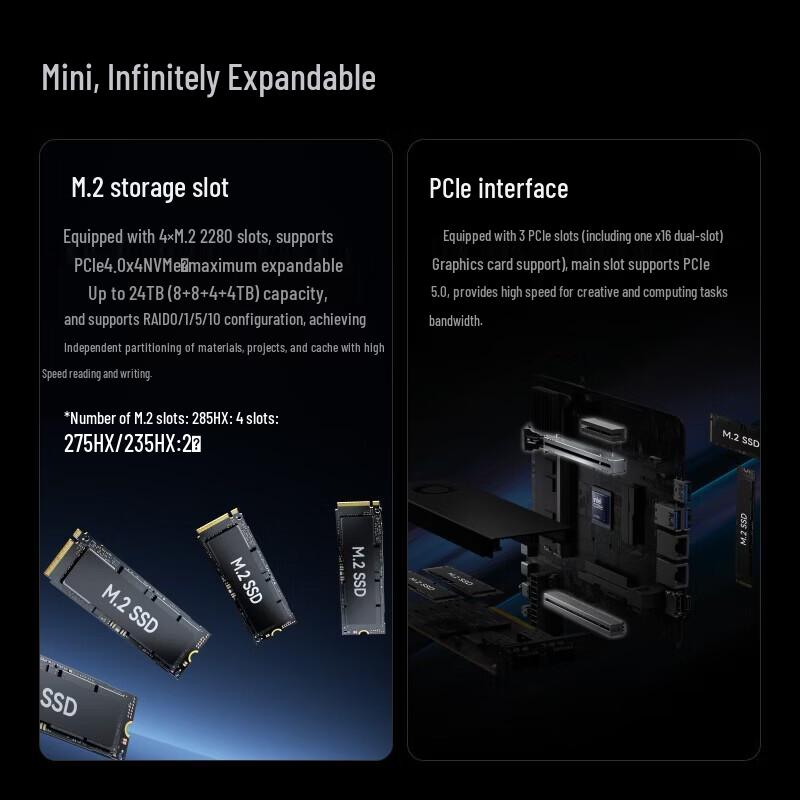 Мини-ПК MINISFORUM MS-02U (Китайская версия)